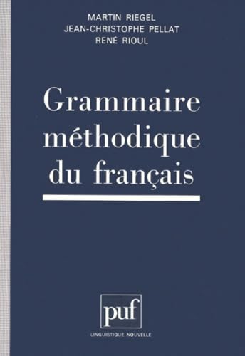 Grammaire méthodique du français Books