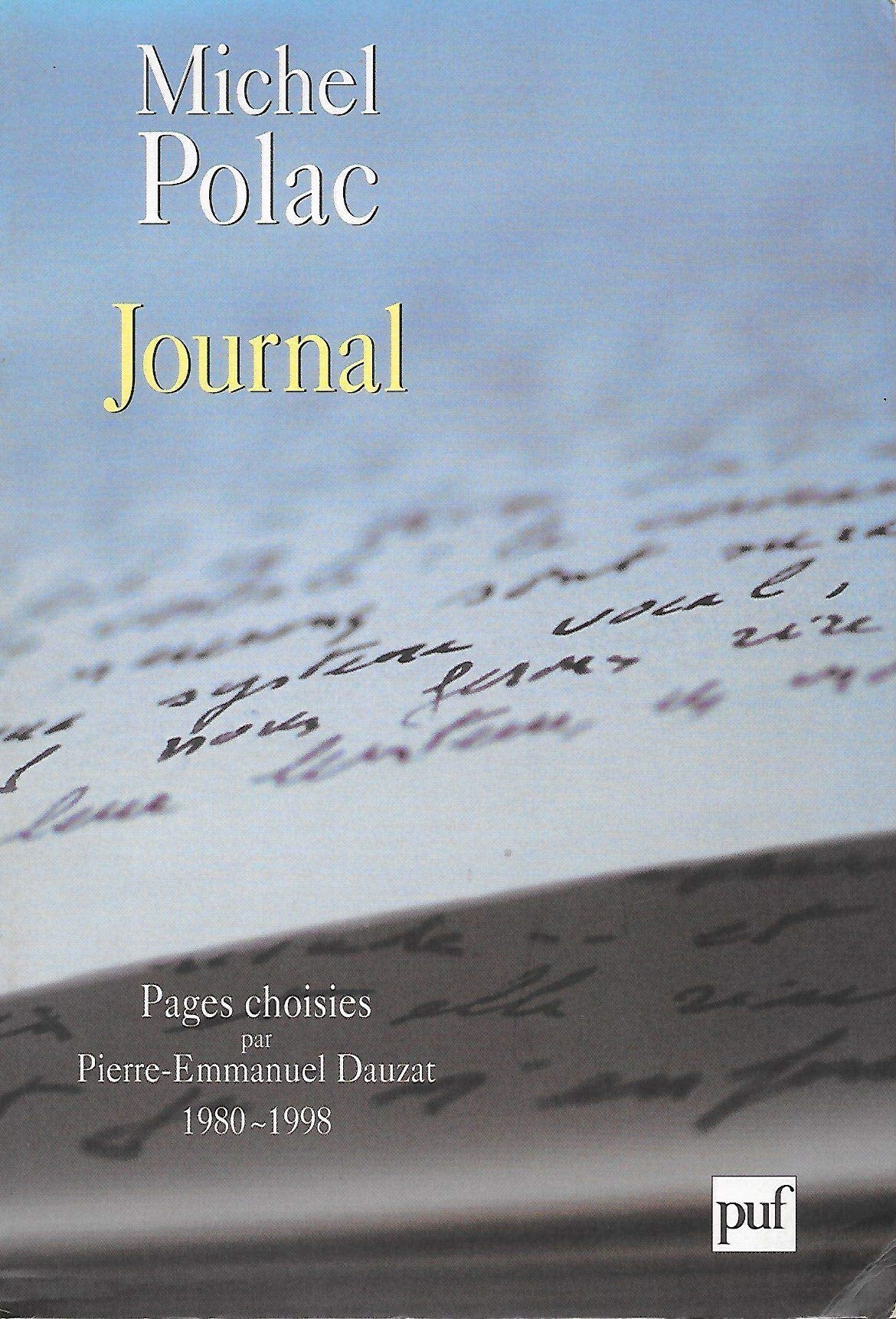 Journal : pages choisies (1980-1998) Books