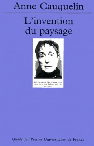 L' Invention du paysage book