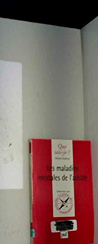 Les maladies mentales de l'adulte book