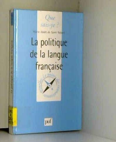 La politique de la langue française Books