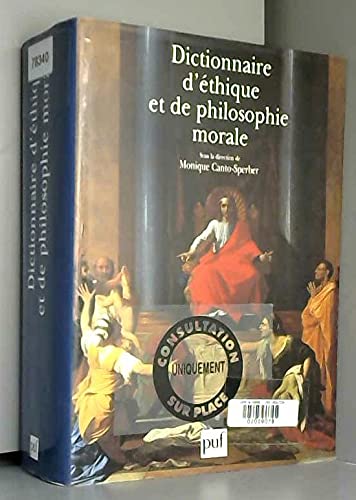 Dictionnaire d'éthique et de philosophie morale book