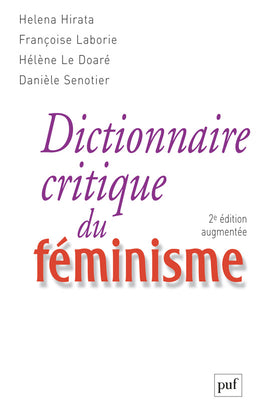 Dictionnaire critique du féminisme Social Sciences
