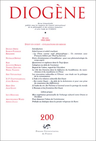 Diogène, numéro 200 - 2002 : D'Est en Ouest - Civilisation en miroir book