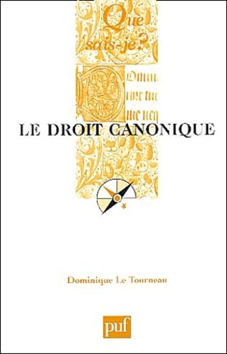 Que sais je : Le Droit canonique book
