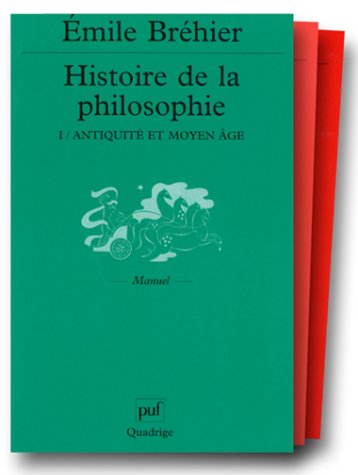 Histoire de la philosophie, coffret de 3 volumes book