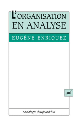 Product Image: L'organisation en analyse