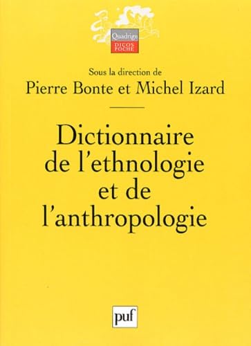Dictionnaire de l'ethnologie et de l'anthropologie book