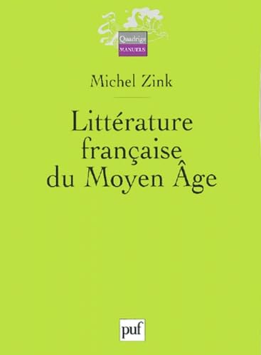 Litterature francaise du moyen age Books