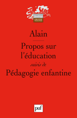 Propos sur l'éducation. Pédagogie enfantine book