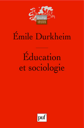 Education et sociologie book