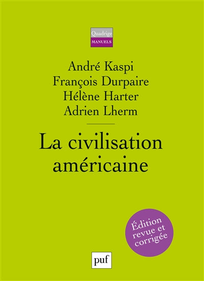 Product Image: La civilisation américaine