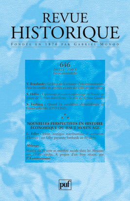 Revue historique, n° 646 book