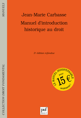 Manuel d'introduction historique au droit book