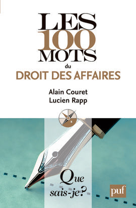 Les 100 mots du droit des affaires book