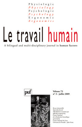 Travail humain (Le), n° 3 (2009) Psychology