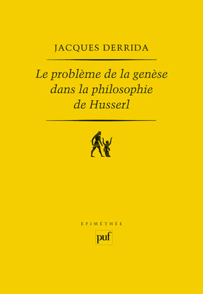 Le problème de la genèse dans la philosophie de Husserl Philosophy