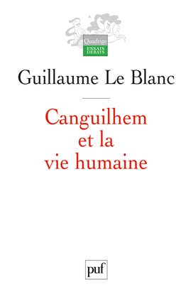 Canguilhem et la vie humaine book