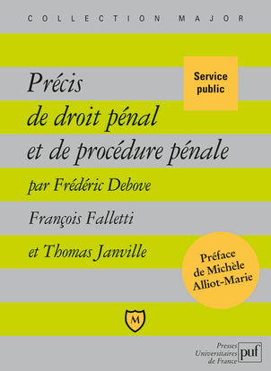 Précis de droit pénal et de procédure pénale Law