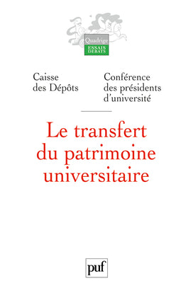 Le transfert du patrimoine universitaire book
