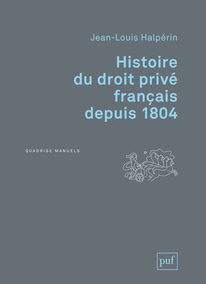 Histoire du droit privé français depuis 1804 book