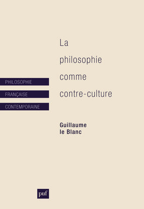 La philosophie comme contre-culture book