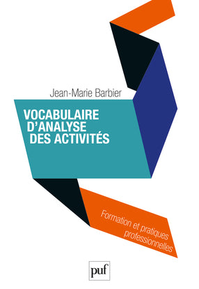 Vocabulaire d'analyse des activités book
