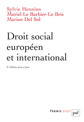 Droit social européen et international book