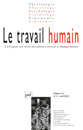 Travail humain (Le), n° 2 (2013). Varia book