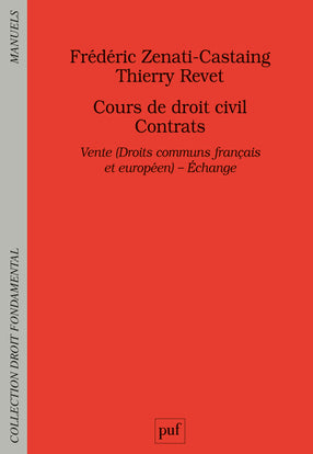 Cours de droit civil, contrats : vente (droits communs français et européen), échange book