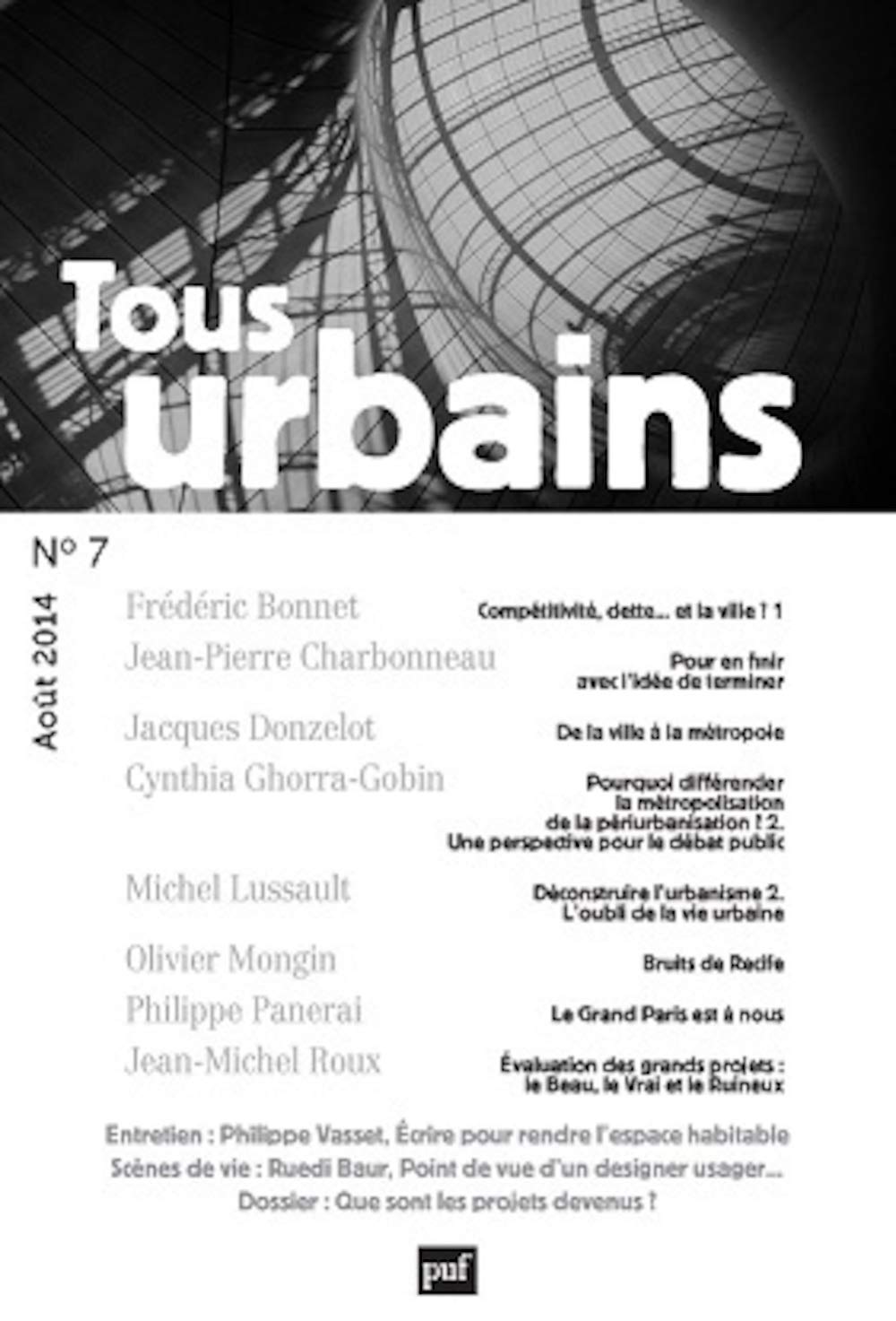 Tous urbains n° 7 (2014): 20 ans après... book