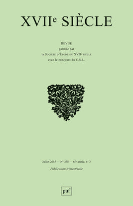 Dix-septième siècle, n° 268. Connaître l'Orient en Europe au XVIIe siècle Politics & History