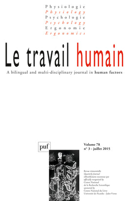Travail humain (Le), n° 3 (2015) book