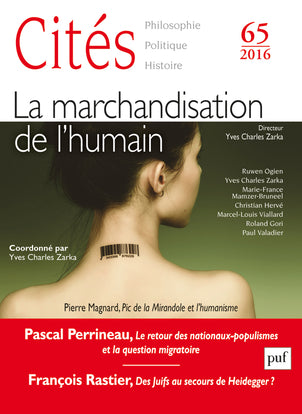 Cités, n° 65. La marchandisation de l'humain book