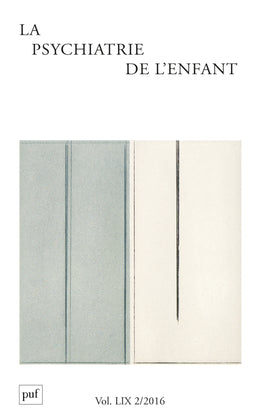 Psychiatrie de l'enfant (La), n° 2 (2016) book