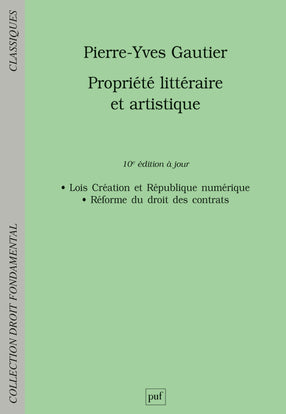 Propriété littéraire et artistique book