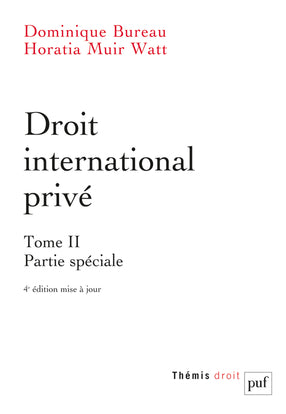 Droit international privé. Vol. 2. Partie spéciale book