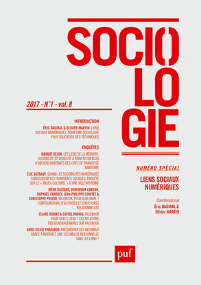 Sociologie, n° 1 (2017). Liens sociaux numériques book