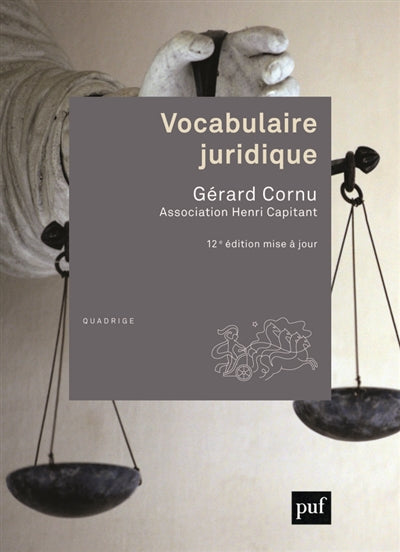 Product Image: Vocabulaire juridique