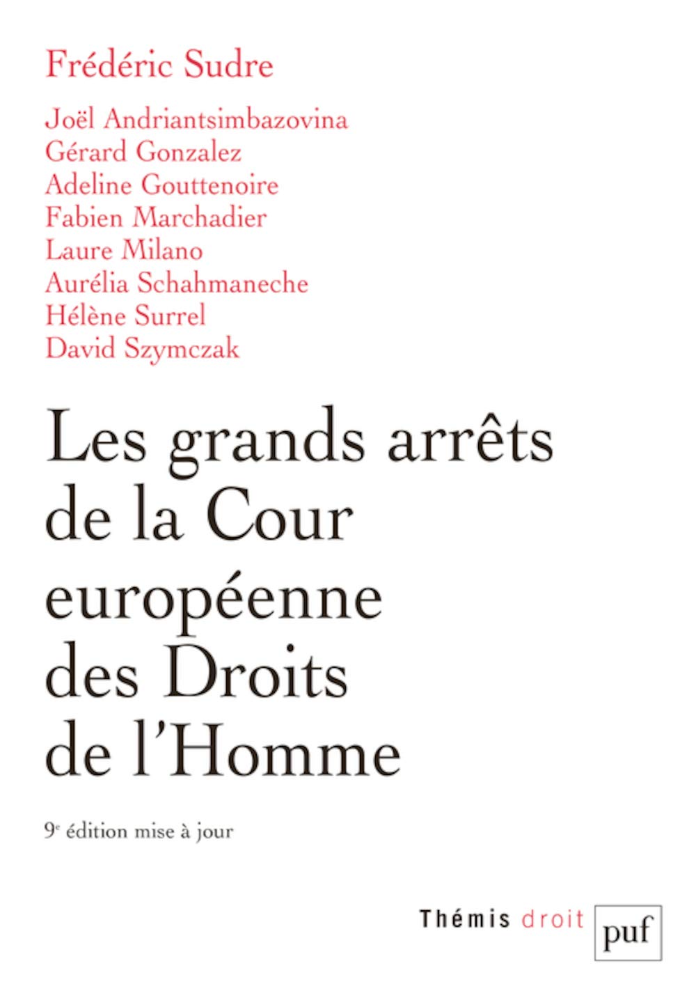 Les grands arrêts de la Cour européenne des droits de l'homme book