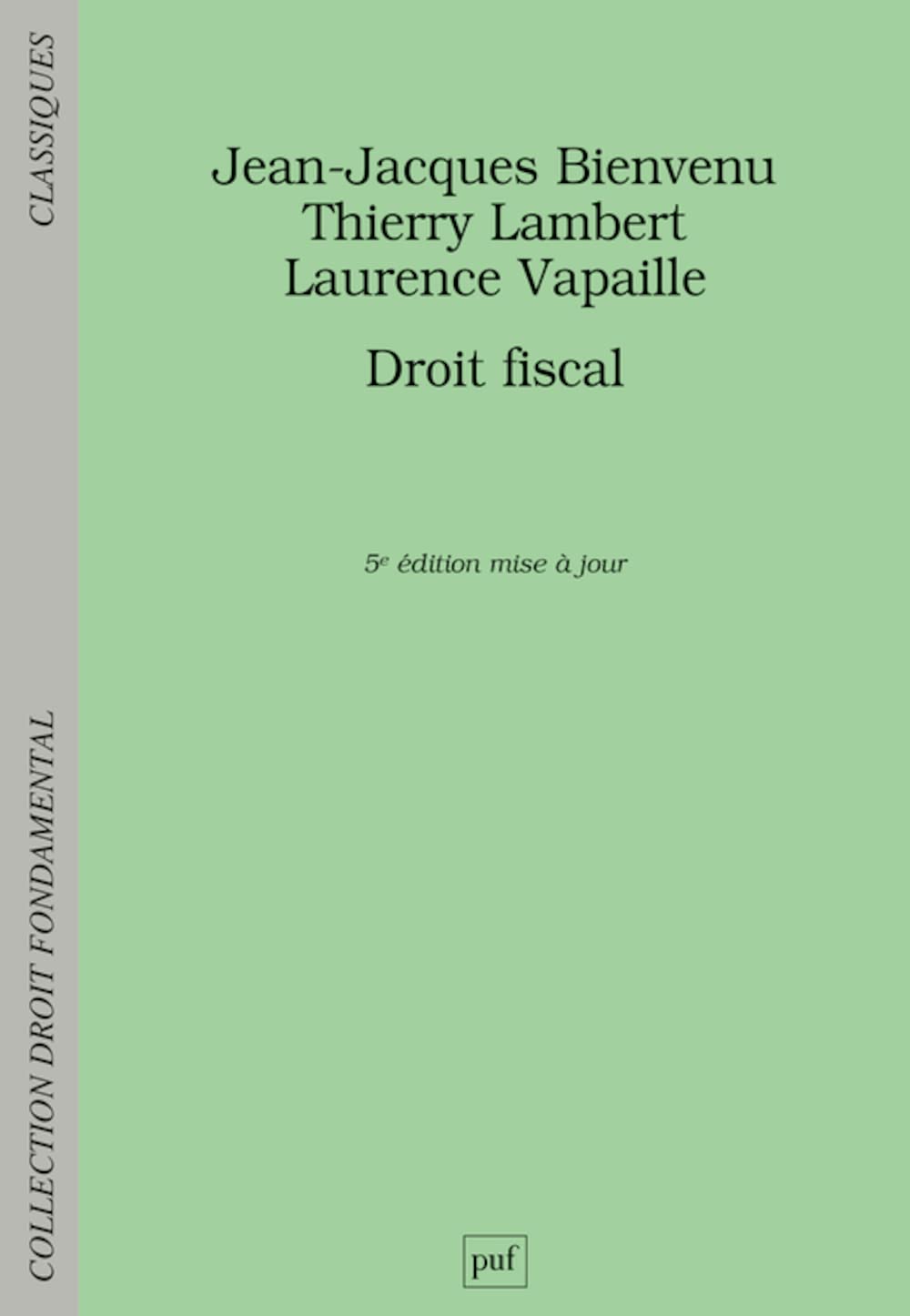 Droit fiscal: 5e édition mise à jour book