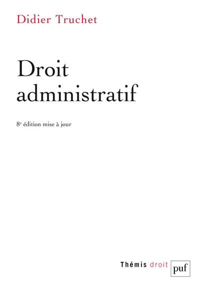 Product Image: Droit administratif