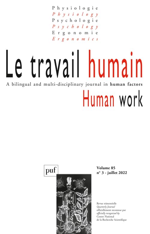 Le travail humain 2022-3, vol. 85, n.3 Psychology
