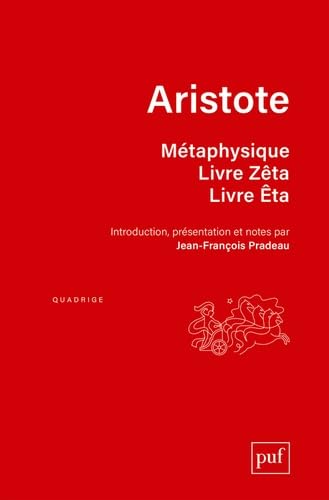 Métaphysique. Livre Zêta. Livre Êta book