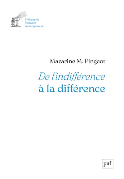 Product Image: De l'indifférence à la différence
