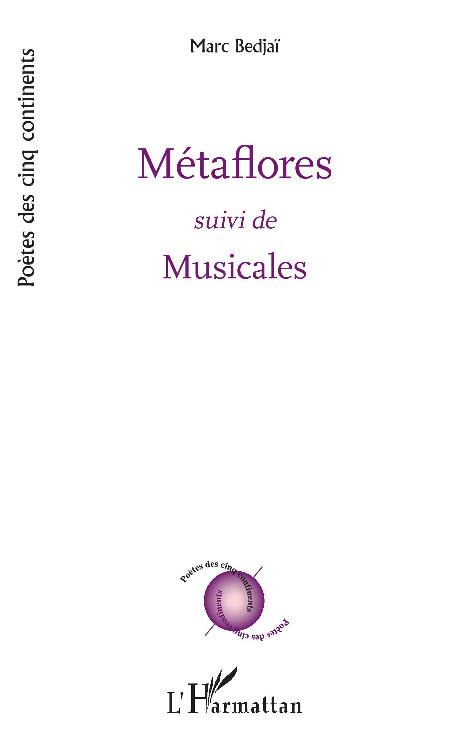 Métaflores: suivi de Musicales book