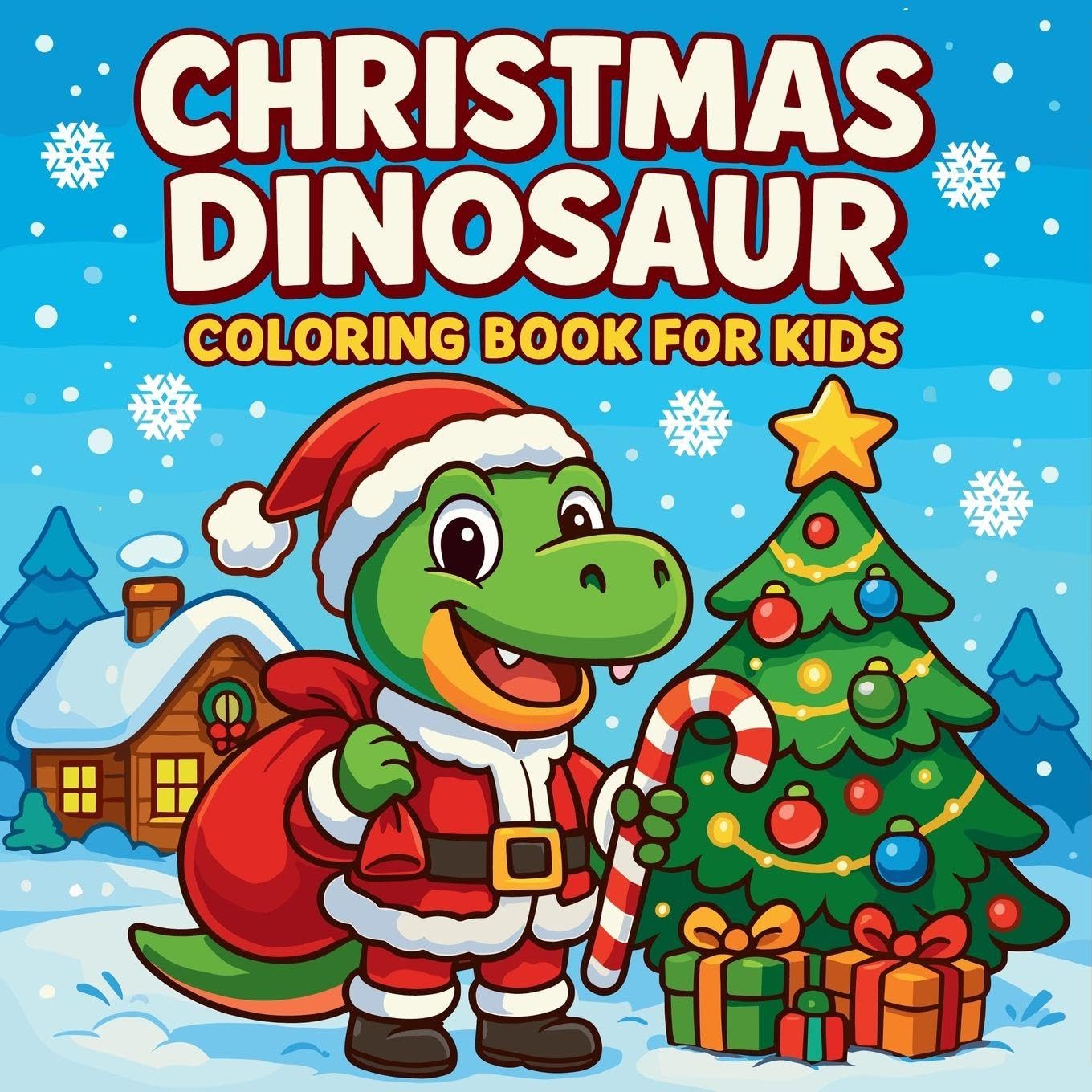 Christmas Dinosaur Coloring Book for Kids Non-fiction