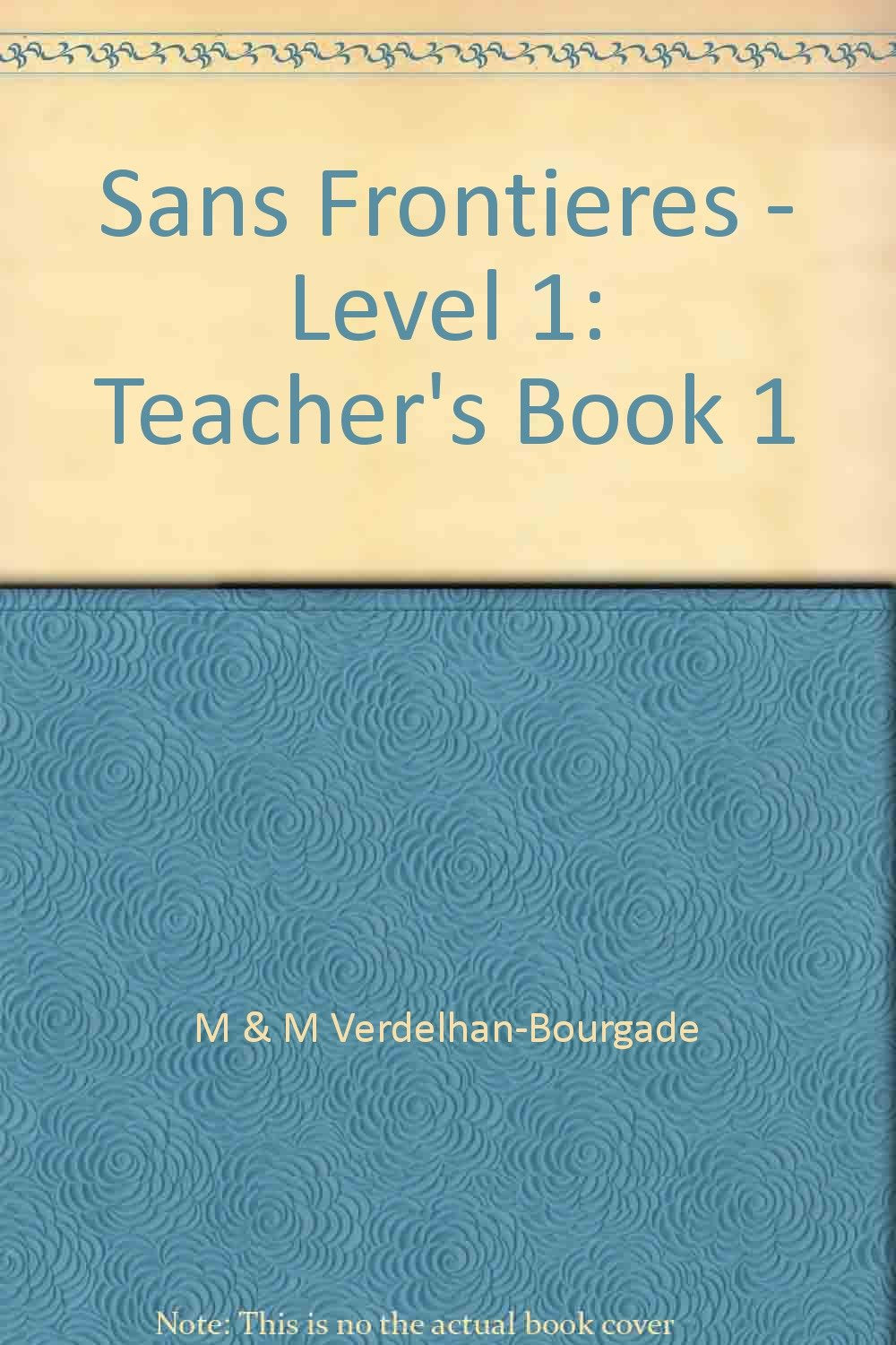 Sans frontières : 01 : Livre du professeur book