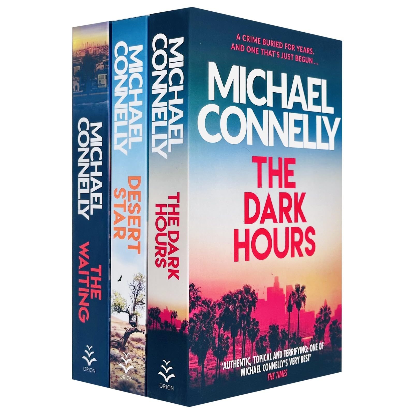 Renee Ballard and Harry Bosch Thriller Book 4-6 by Michael Connelly 3 Books Collection Set (The Dark Hours, Desert Star & The Waiting) Detective & CSI