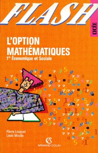 L'option mathématiques, 1re économique et sociale Books